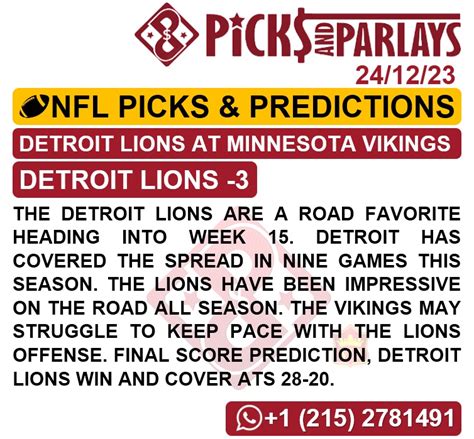 nfl odds predictions|NFL Picks, Predictions & Parlays .